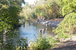 Fishing on Eighteenmile creek, US EPA