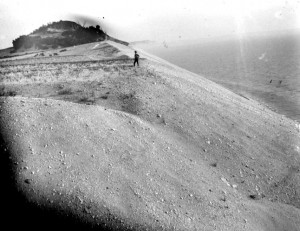 Sleeping Bear Dunes overlook Lake Michigan. Photo: University of Chicago Library, Special Collections