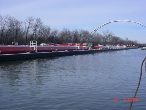 One of the electric fish barriers in Chicago. Source: U.S. Coast Guard.