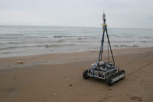  This rover collects data in areas too shallow for boats and too dangerous for people. Photo: Tom Cons