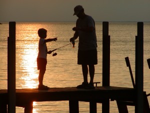 Fishing Lake St. Clair