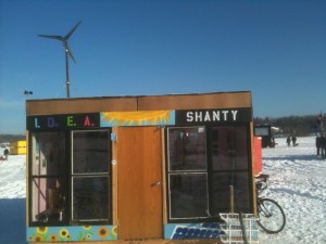 The IDEA Shanty uses Innovation, Design, Energy and Art to mix art and science. Photo: Joseph Rand