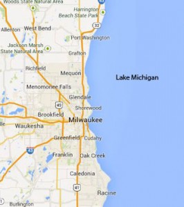 Drug compounds were found in Lake Michigan as far as two miles from where Milwaukee's treated sewage is discharged in the lake. Photo: Environmental Health News