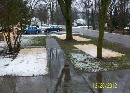 An "after" photo of a residential area that came in contact with the contaminated soil. Photo: Environmental Protection Agency.