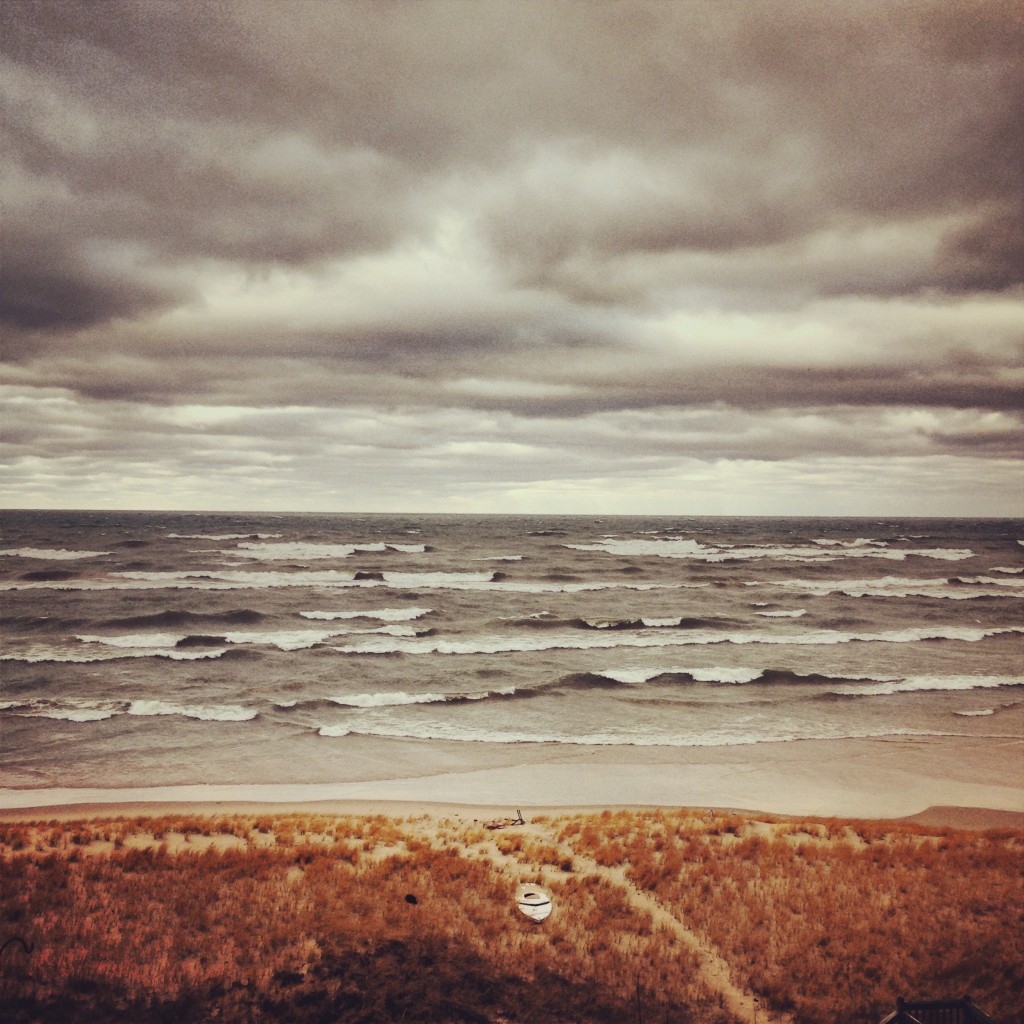 South Haven, Mich. Heavy rain and strong winds blew through the midwest and the Great Lakes region last Sunday night. The following morning Lake Michigan had not quite calmed all the way down. (Photo edited with filter). Photo: Evan Kreager