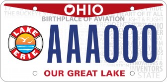 The second of the Lake Erie plates featured a "life ring." (Photo: Ohio.gov)