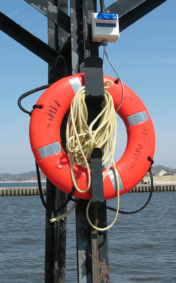 Life saving equipment. Image: Michigan Sea grant.