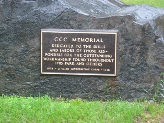 CCC memorial plaque at Turtle River State Park. Image: Eric Freedman