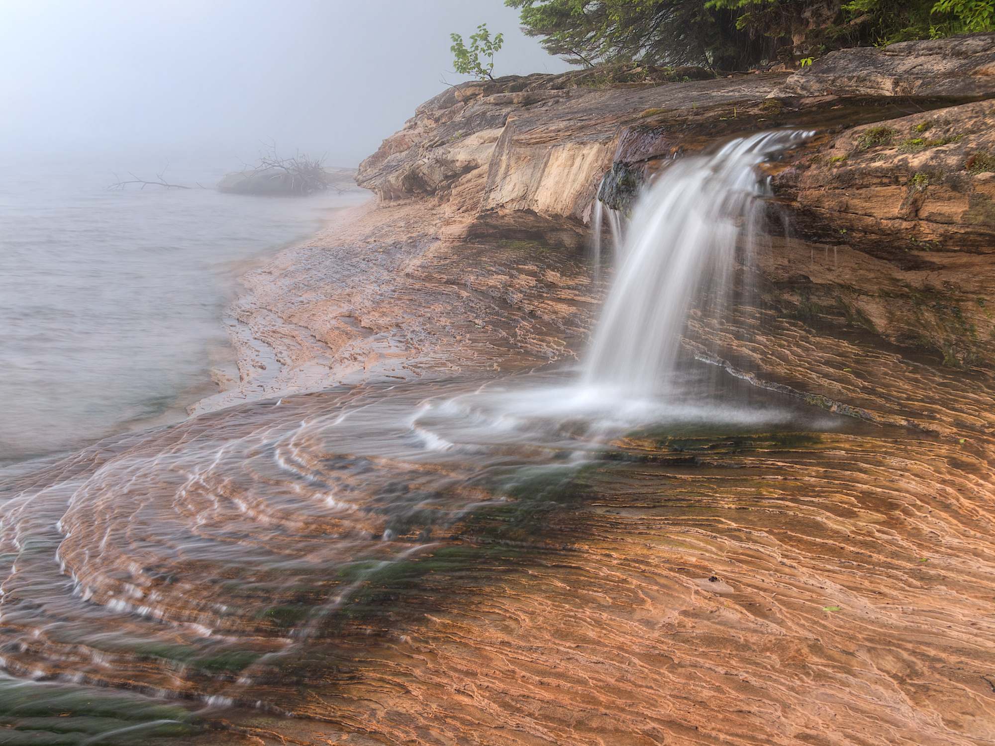 Miners Beach at Michigan's Pictured Rocks National Lakeshore. Image: 