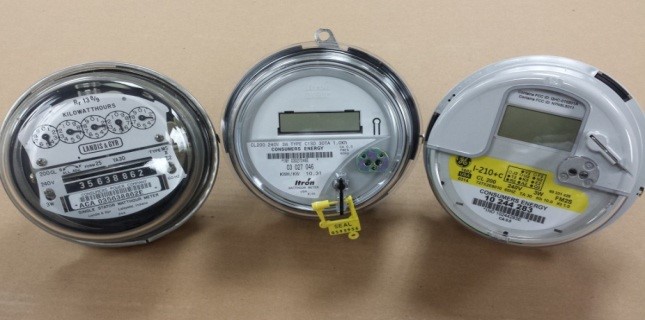 Smart meters. Image: Consumers Energy