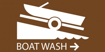 Five boat-wash stations