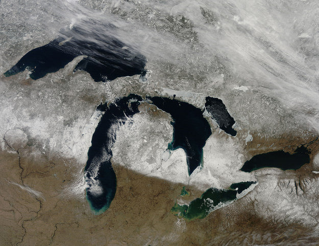 Michigan's mitt, Jan. 19, 2015. Image: NASA Goddard Space Flight Center / Creative Commons / Via Flickr: gsfc