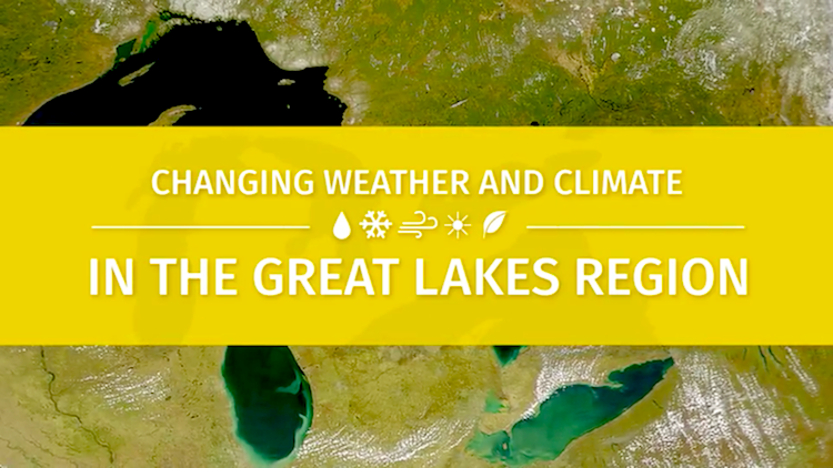 Changing Weather and Climate in the Great Lakes program flyer. Image: UW-Madison