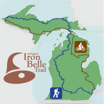 Proposed Iron Belle Trail Route, Image: Department of Natural Resources