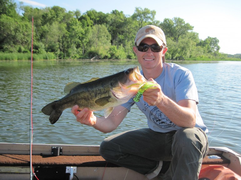Wisconsin regulators are challenged with balancing angler demand for high catch rates and big largemouth bass. Image: Jonathan Hansen