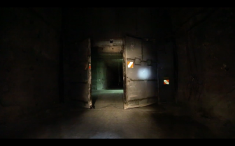 Scheyen filmed many scenes, including this one, in a decommissioned U.S. repository in New Mexico.  Image: Nuclear Hope