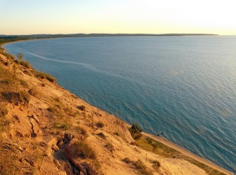 Southwest View from Treat Farm Dunes in the Sleeping Bear Dunes National Lakeshore. Image: jimflix!