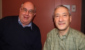 Greening of the Great Lakes Host Kirk Heinze (left) with Eric Freedman (right). Image: Greening of the Great Lakes.