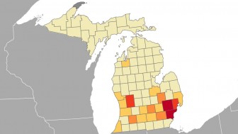 A recent survey found most Michigan solar jobs concentrated around the Detroit metro area. Image: Solar Foundation