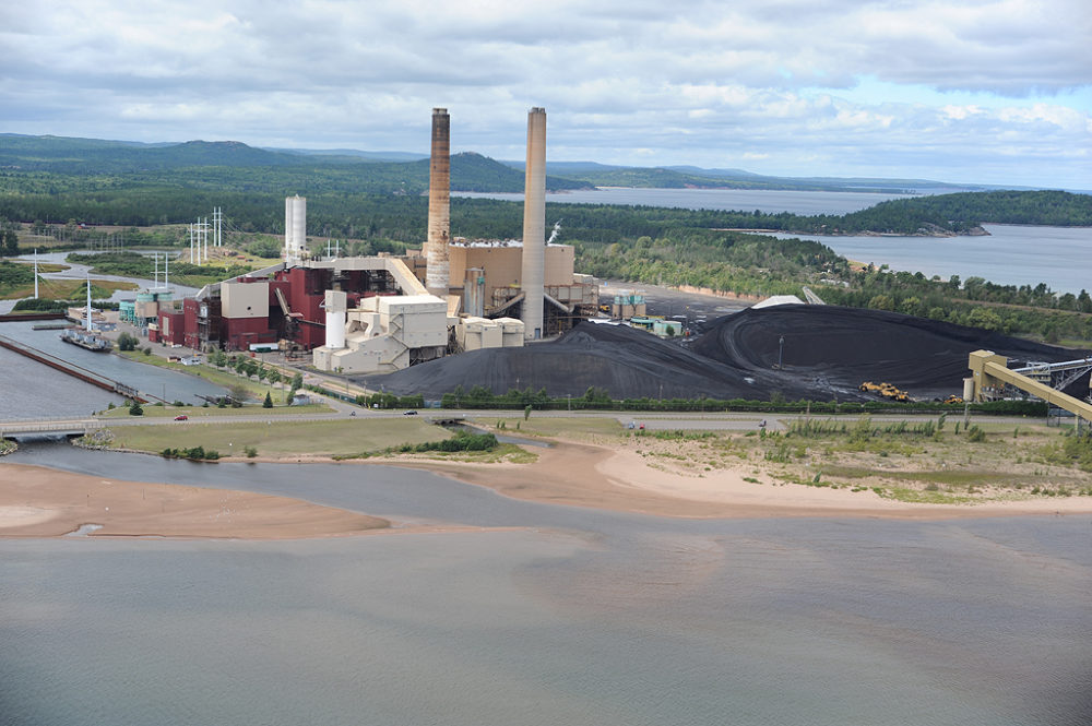 Presque Isle power plant near Marquette, Michigan.