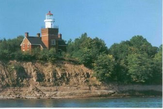 The Big Bay Lighthouse from Lake Superior. Image: Big Bay Lighthouse Bed & Breakfast