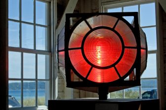 Fire lantern from the North Manitou Offshore Lighthouse. Image: Ken Bosman