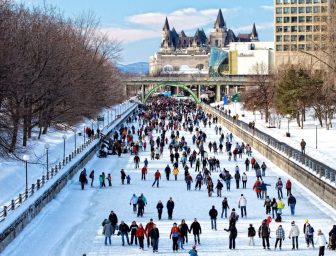 Rideau Canal Skateway in Ottawa. Image: Ecology Ottawa