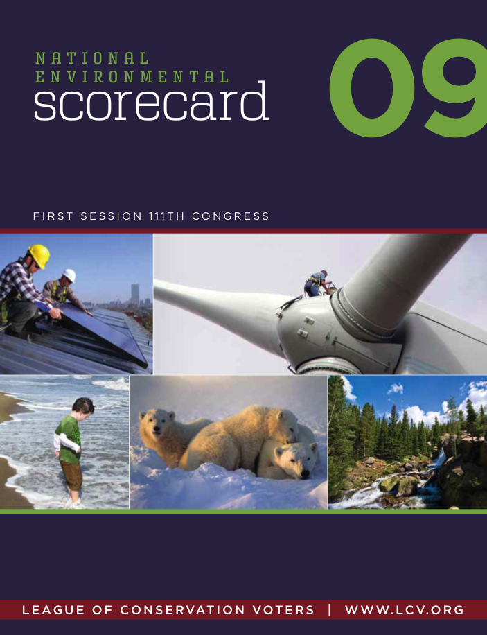 League Of Conservation Voters Releases National Environmental Scorecard Great Lakes Echo 2006