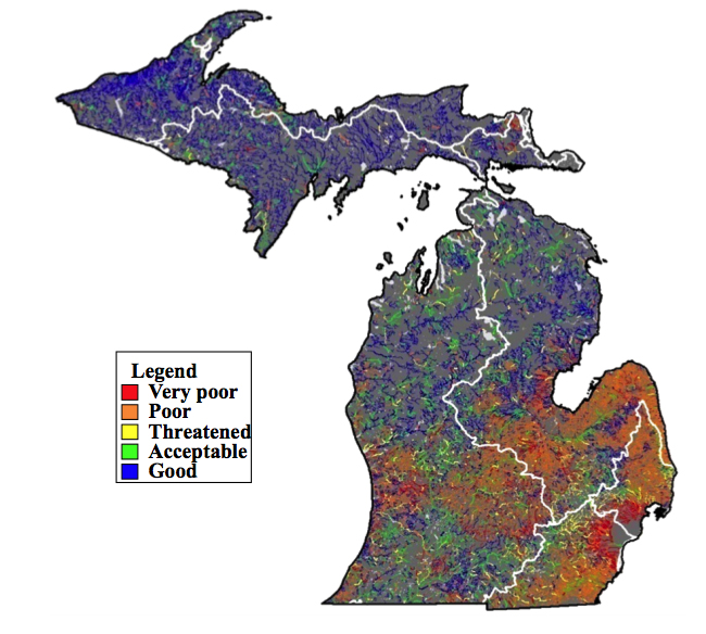 One quarter of Michigan’s Great Lakes tributaries environmentally ...