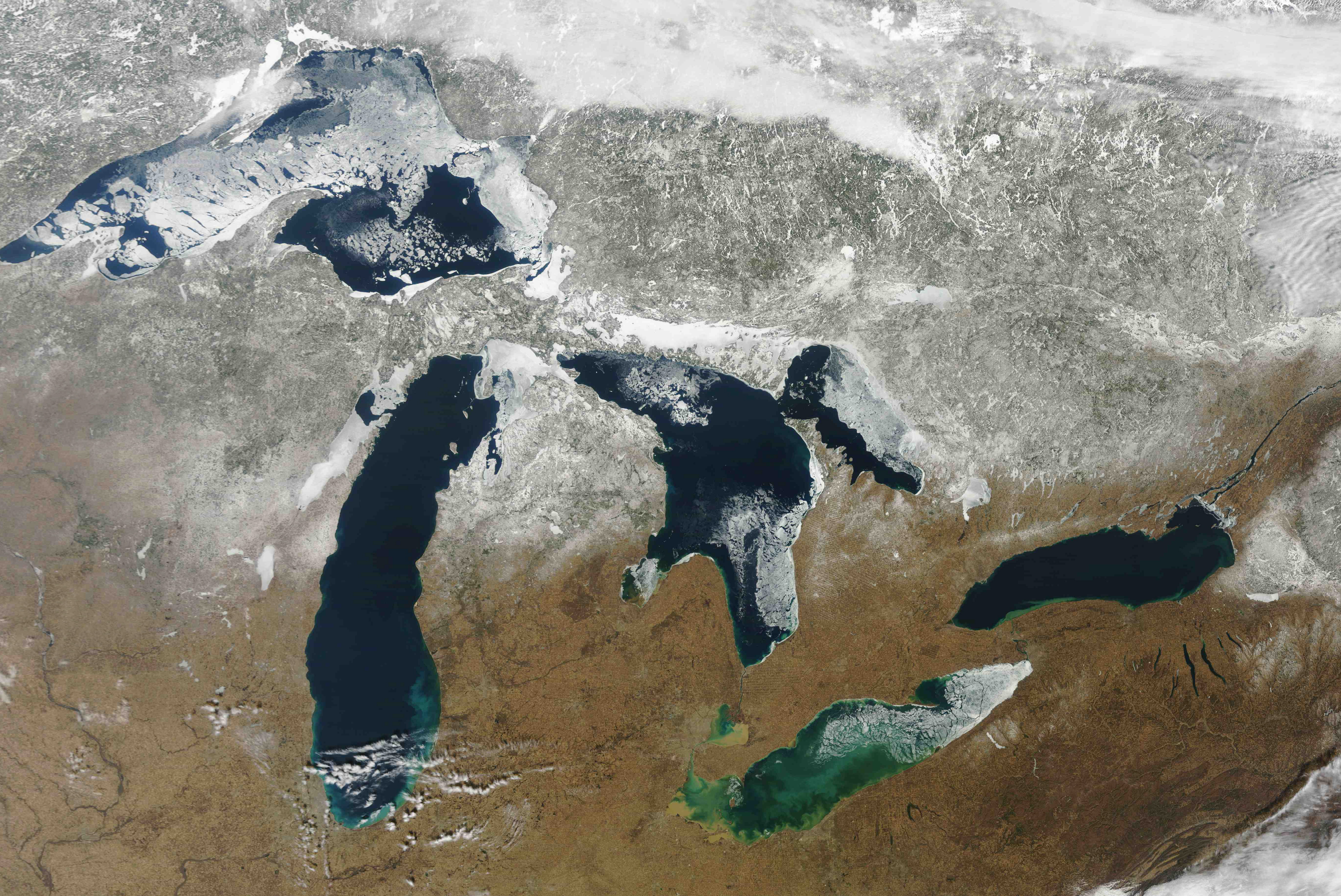 Continued ice loss on the Great Lakes may cause widespread change in ...