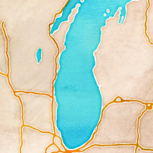 Lake Michigan. Photo: Stamen Design.