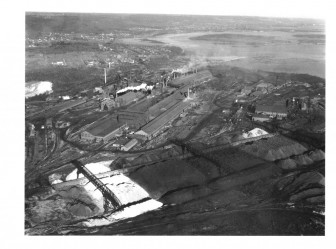 The U.S. Steel plant located along the SLRE in the year 1950. Photo: Diane Desotelle.