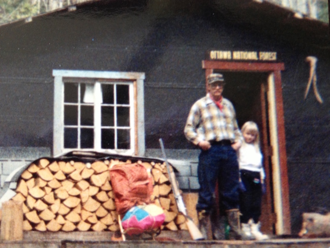 Family hunting camp in the Ottawa National Forest