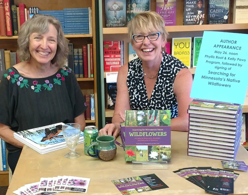 The authors of "Minnesota's Native Wildflowers: A Guide for Beginners, Botanists and Everyone" pose for a portrait photo