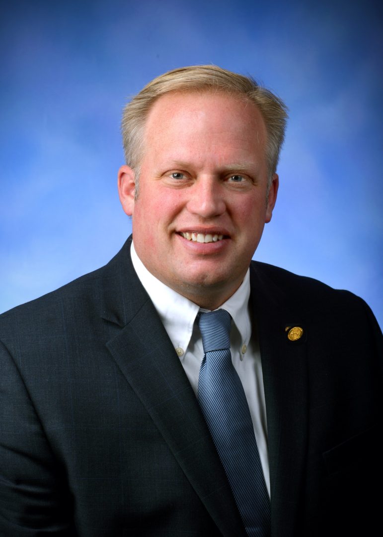 Rep. Luke Meerman poses for a portrait photo