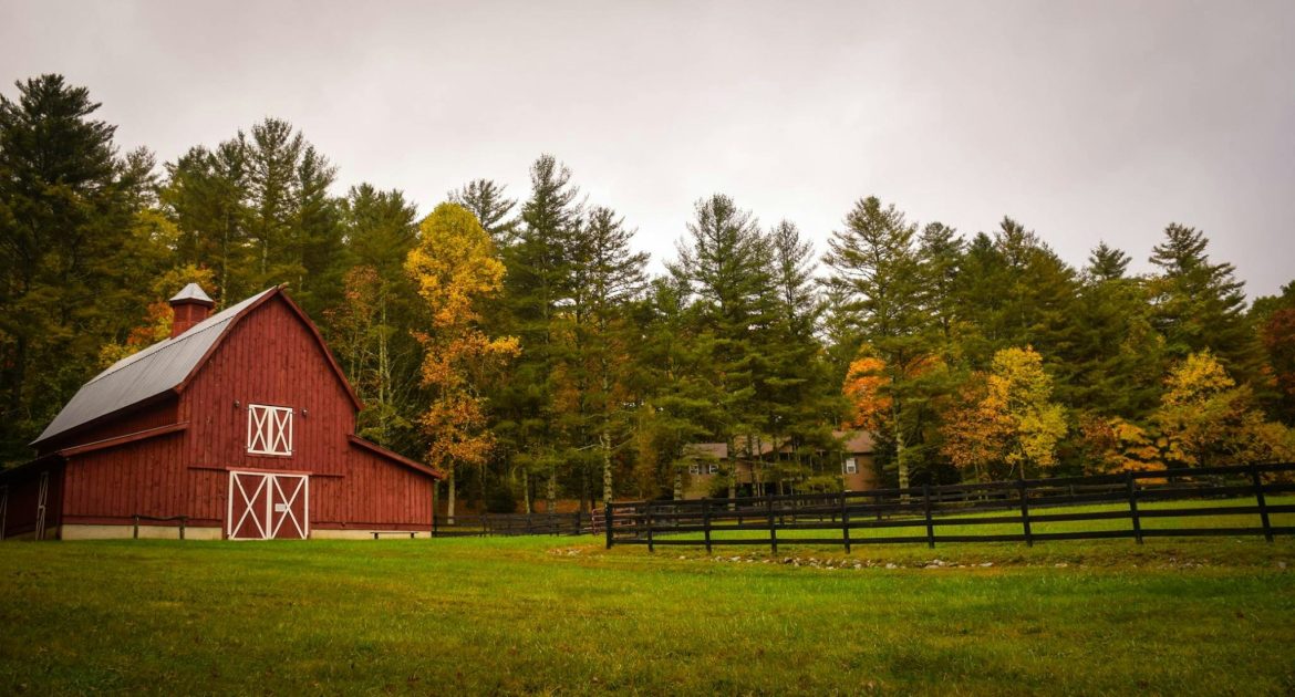Photo of farm and field.