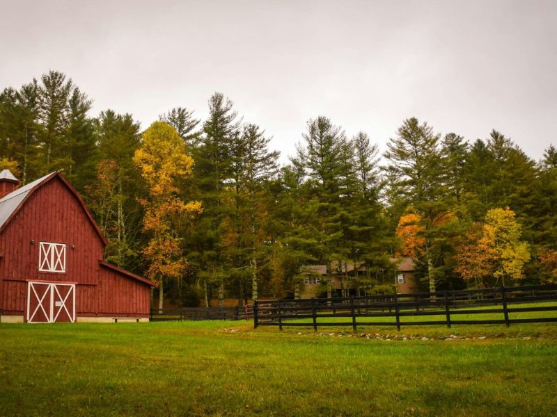 Photo of farm and field.