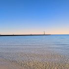 A beach along Lake Michigan