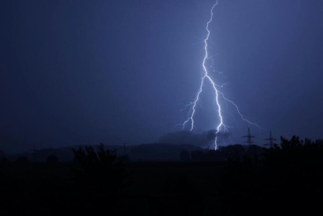 Lightning strike