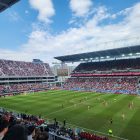 Toronto Stadium filled with fans in the stands.